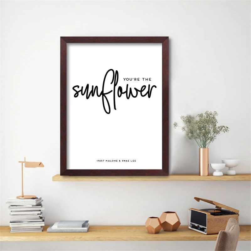 song lyrics poster prints