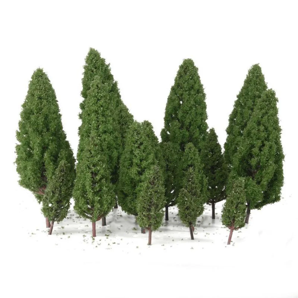 

Pack Of 20 Pcs 1/50-1/400 Mixed Model Trees Train Railway Forest Scenery Layout