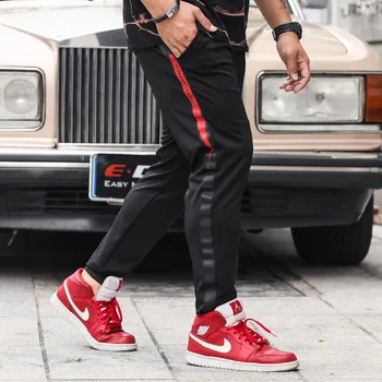 

Free shipping plus size 2xl-6xl men Sweatpants hiphop pants trousers Pattern tops men hip-hop trousers fat big elastic waist