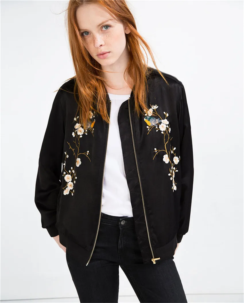 Online kopen Wholesale Bloemen bomber jacket uit China