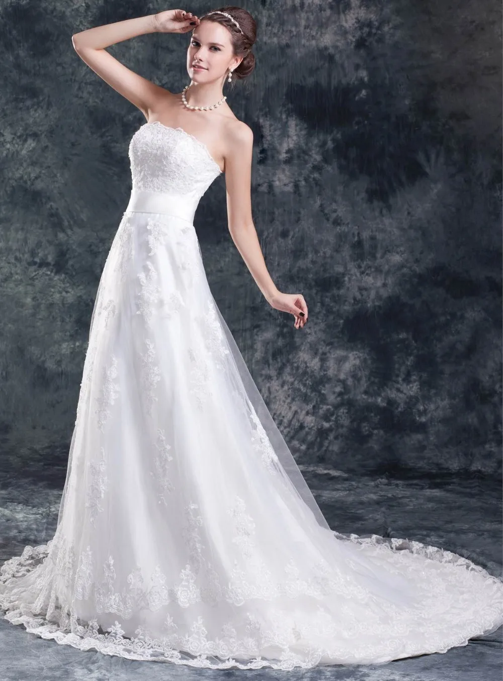 Wonderful-Strapless-A-Line-Sleeveless-Satin-Net-Wedding-Dresses-23099-84043