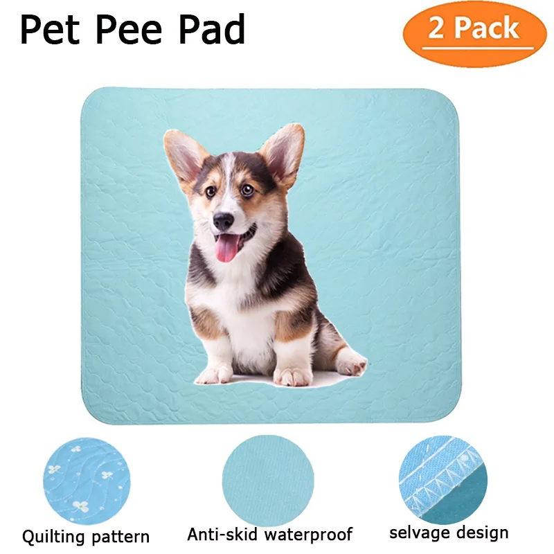 VVGAOGES Hundetoilette Matte 60x45cm - Waschbar, Super Absorbierend Für Welpen