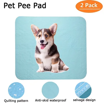 

Reusable Pet Pee Pad Multi-size Washable Pet Diapers Super Absorbent Dog Urine Pad for Puppy Training Whelping Cleaning Bed Mat