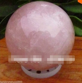 

A 331AAA NATURAL ROSE QUARTZ CRYSTAL SPHERE Healing 60mm