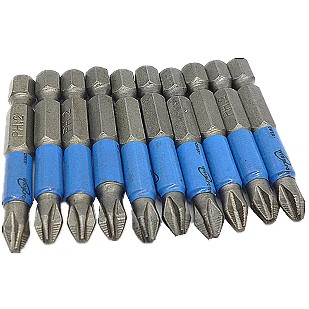 IMPACT PHILLIPS HEAD PH2 x 50mm POWER INSERT BITS FOR IMPACT DRIVERS