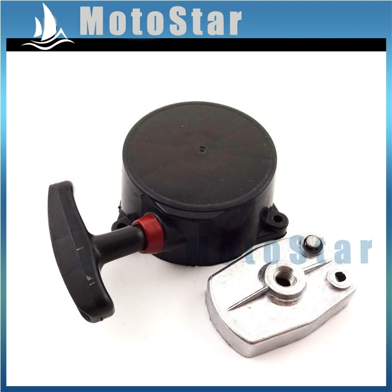 Черный стартер с отдачей запуск зажимом для Tanaka Paverunner Bladez XL Moby 35cc 2 тактный