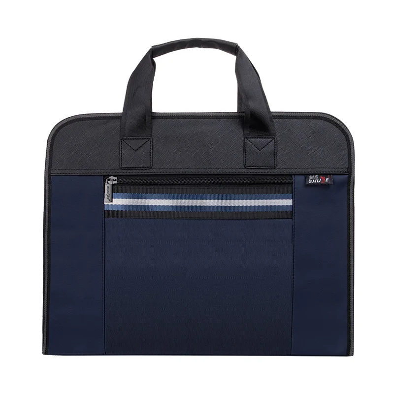 

Portable file bag briefcase business office leisure out professional bag large capacity customization