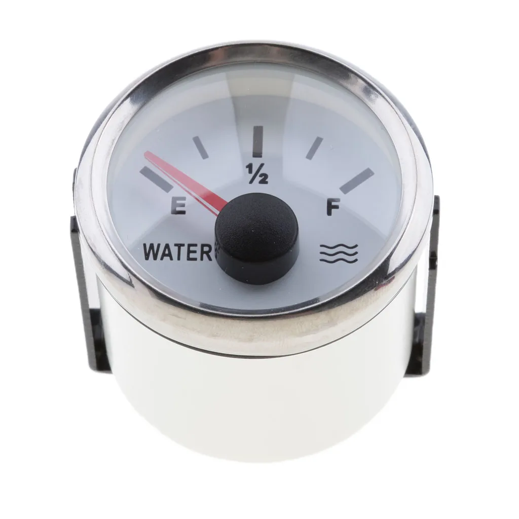 Marine 2' 52mm 100% Waterproof Protection Whit Water Level Gauge for Inflatable Boat White Canoe Kayak Dinghy Accessories