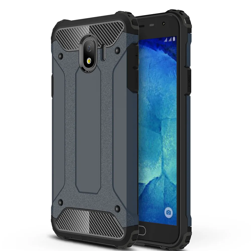 Lenuo для samsung Galaxy J4 Hybrid Shell Броня Прочный ТПУ + жесткий Пластик антидетонационных