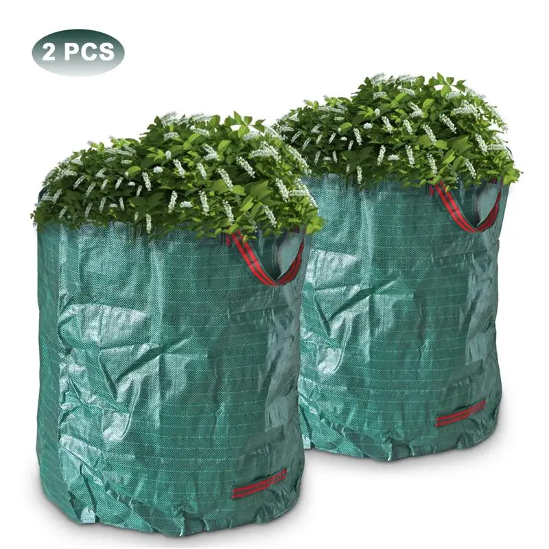 Buy 2 PCS 270L Large Garden Waste Bag Collapsible