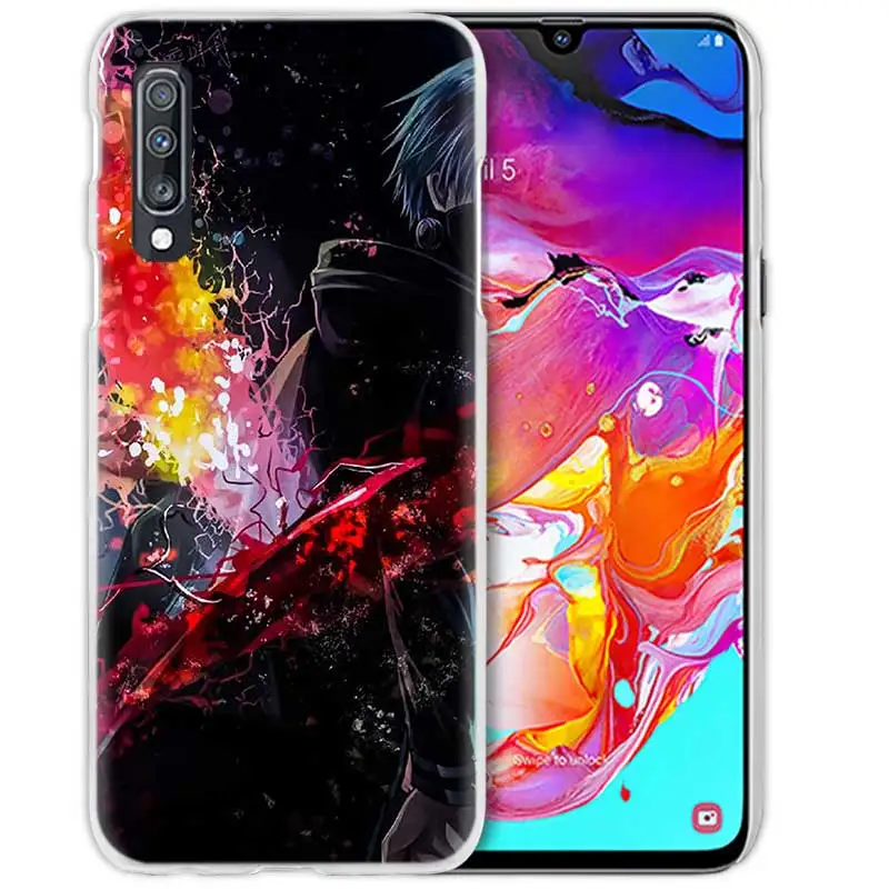 Аниме чехол для samsung Galaxy A50 A8 A6 плюс A70 A20e A40 A30 A20 A10 A9 A7 жестркий прозрачный Капа чехол для телефона чехол в стиле анимации «Токийский вампир» - Цвет: 06