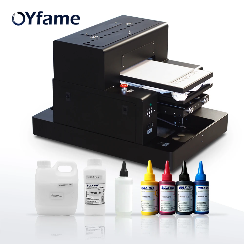 Планшетный принтер OYfame A3 DTG многофункциональный для футболок печатная машина a3 с