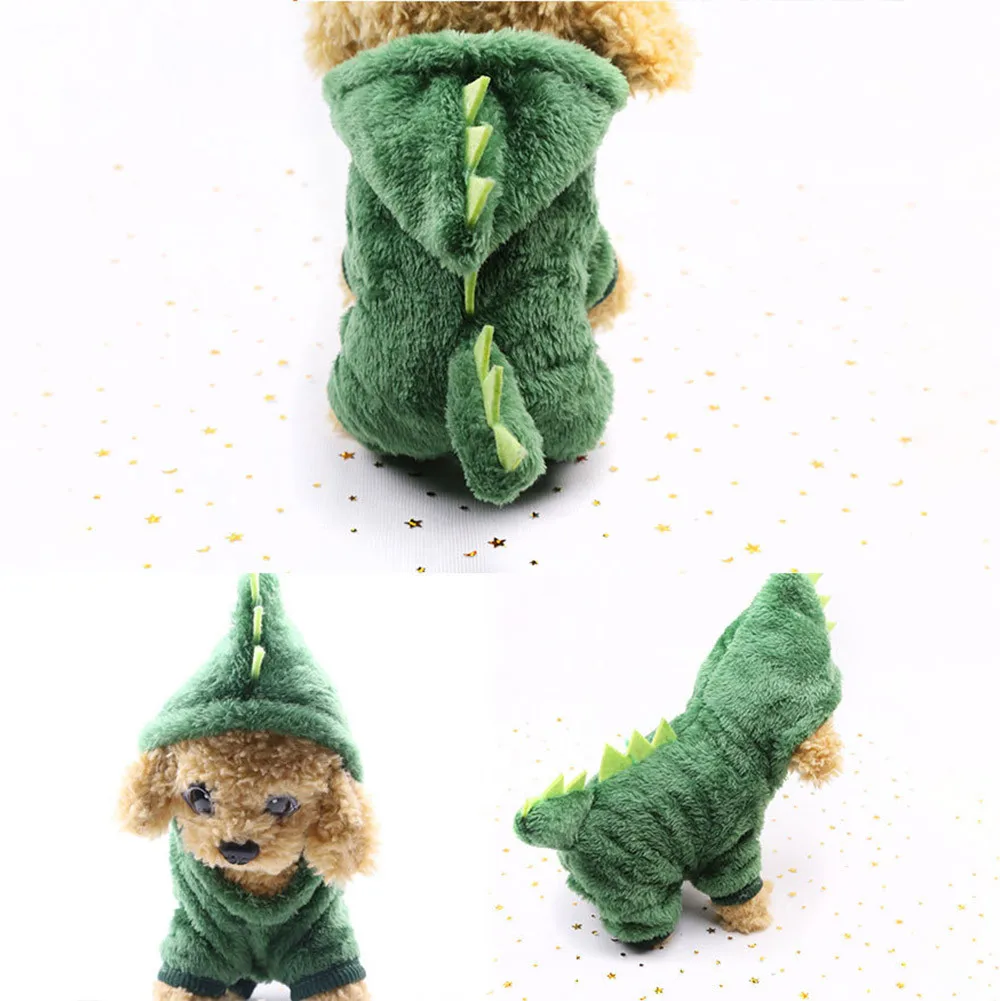 Одежда для собак кошек милый динозавр преображение пальто платье аксессуары для собак Mascotas Ubranka Dla Psa товары для собак Ropa Perro