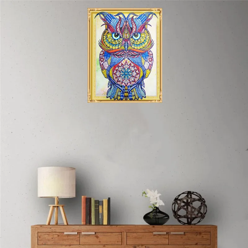

DIY 5D Creative Diamond Painting Partially Drilled Square Diamond Cross Stitch Set Crystal Rhinestone Craft Mirror Wall Sticker