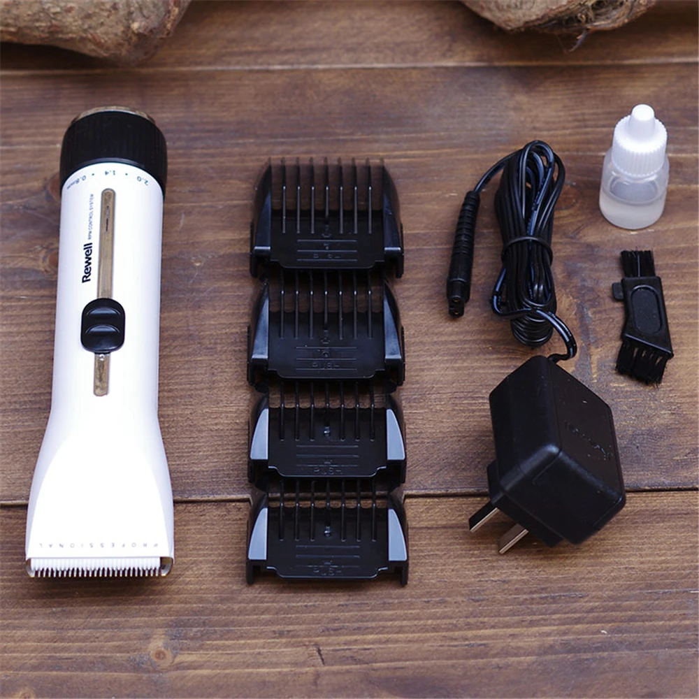 Профессиональная электрическая машинка для стрижки волос для мужчин, Керамический Резак, электрический триммер для волос, машинка для стрижки бороды, литиевая батарея