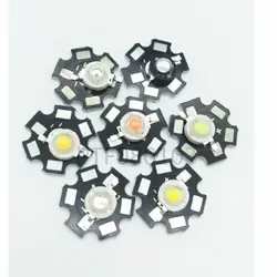 Светодио дный 10 шт. высокая мощность светодиодный чип 1 Вт 3 COB SMD светодио дный LED шарик белый RGB расти полный Вт спектр Вт