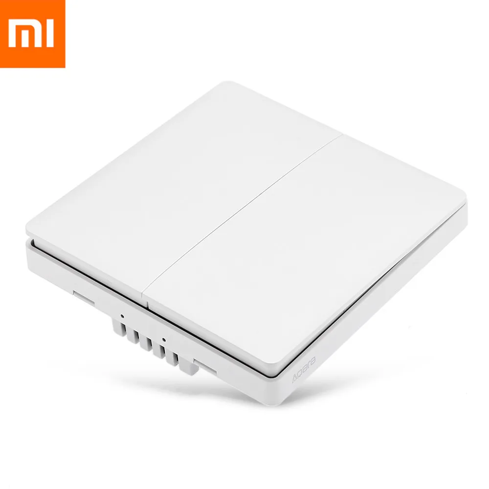 

Xiaomi QBKG03LM Aqara Wall Switch Smart Light Switch ZigBee Version Wireless Connection Single/Double Key Remote Control #3