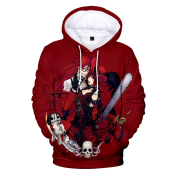 

2019 Hot Sale Black Butler 3D Printed Sweatshirt Boy/Girl Spring Fall Winter Harajuku Fashion Long Sleeve Hoodie