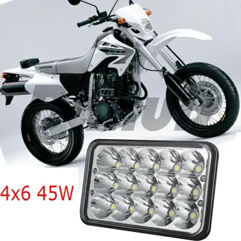 

1pcs For Honda for Suzuki DRZ 4x6" LED Light bulb crystal clear sealed beam headlamp DRL4x6'' LED Headlight