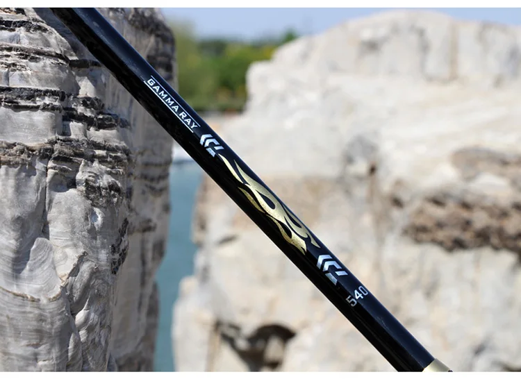 Vara de Pesca de Fibra de Carbono Vara de Pesca Rocha Seções Longas Telescópica Olta Mão Varas Dupla Utilização Peixe Pesca Equipamento xh 19 Esporte e Lazer