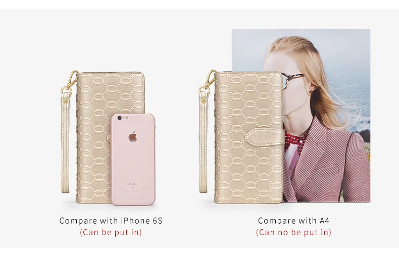 FOXER бренд для женщин кожаный Длинный кошелек мода клатч для Леди мобильный телефон сумка с ремешком женские кошельки