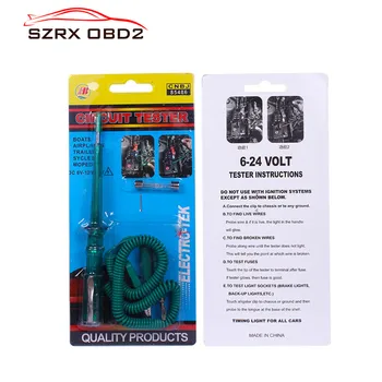 

Portable Circuit Tester With LED indicator light DC 6-24V Car Refit Repair Tool Circuit Test Pen DiagnosticTool car detector