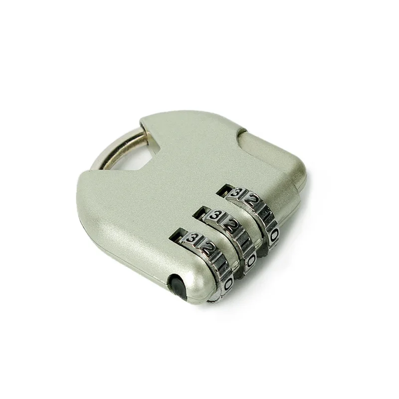 3 Digit Combination Luggage Code Lock Password Padlock Mini Suitcase Lock  3