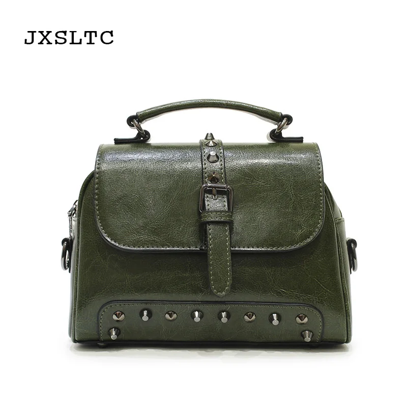 

JXSLTC New Luxury Women Genuine Leather Bag Messenger Bags Handbags Womens Famous Brands Designer Female Handbag Shoulder Bag