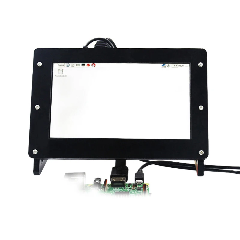 

7 inch monitor 1204x600 HDMI VGA input board+panel+case