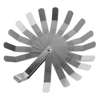 

NEW High Strength Metric 0.020 - 0.019mm Valve Offset Feeler Gauge 16 Blade