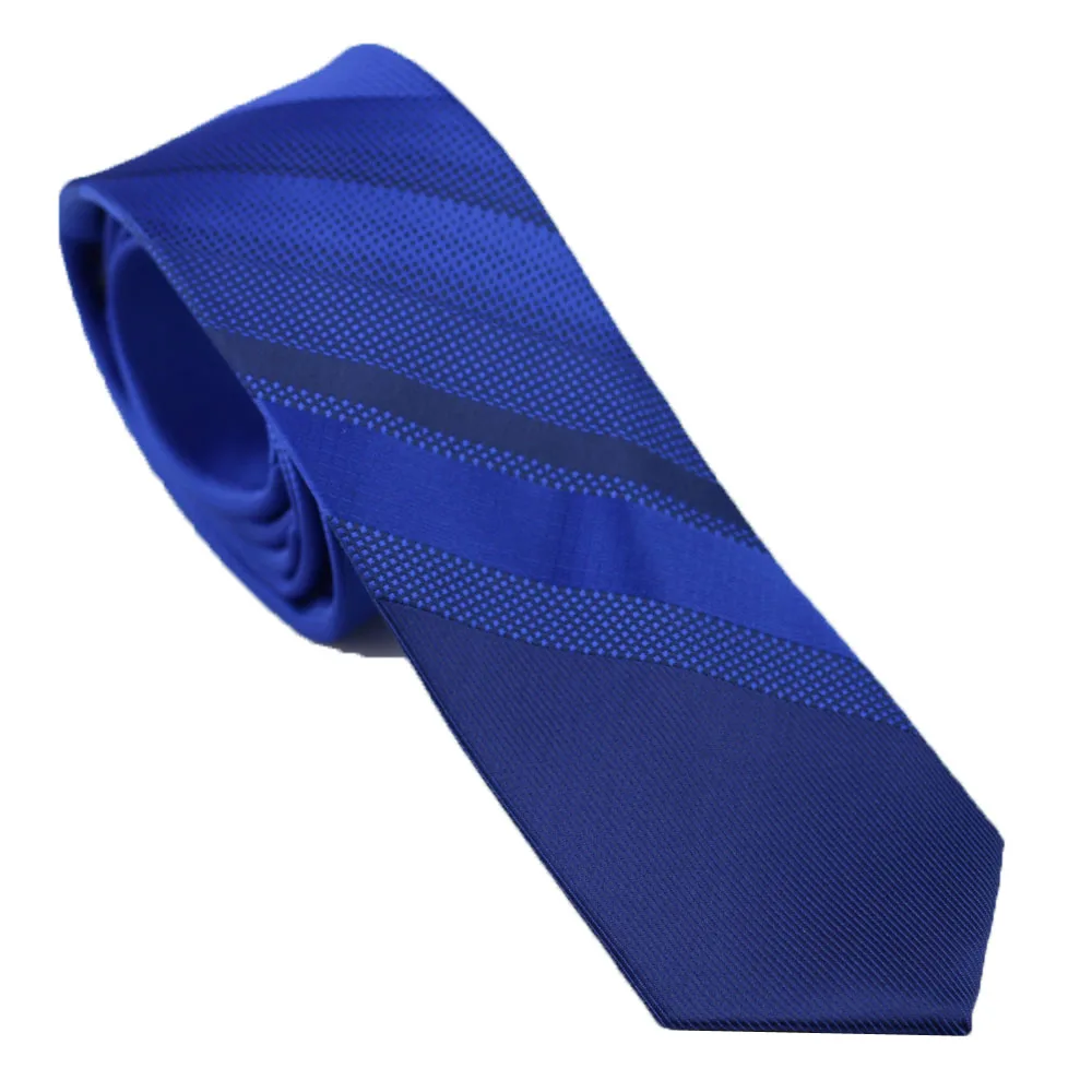 LAMMULIN NOVELTY Men's ties Royal blue Spots Dots With Blue Vertical