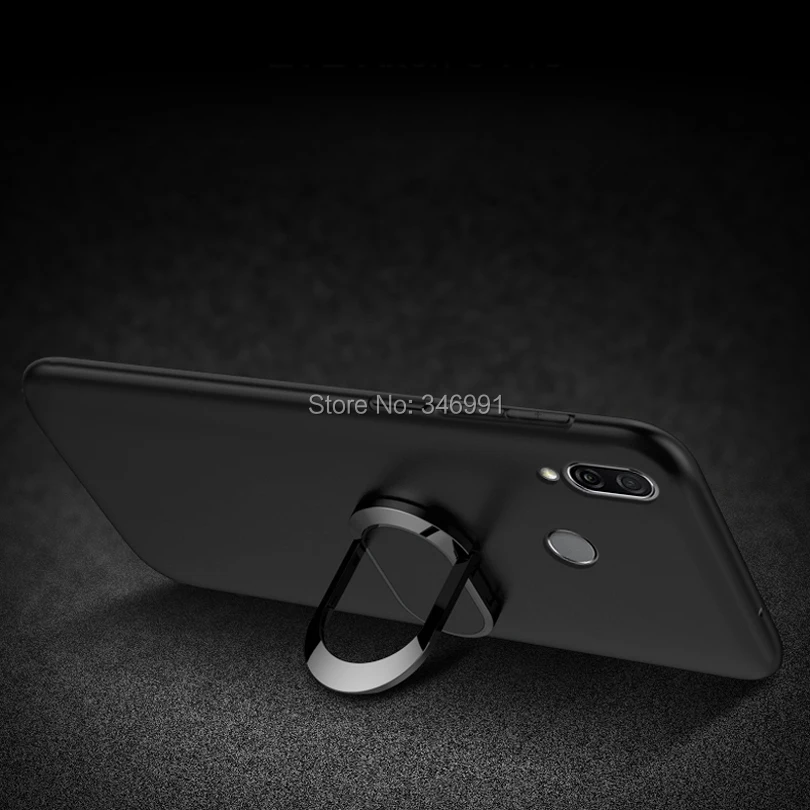 Чехол ZTE Blade V10 Vita роскошный мягкий черный силиконовый магнитный автомобильный