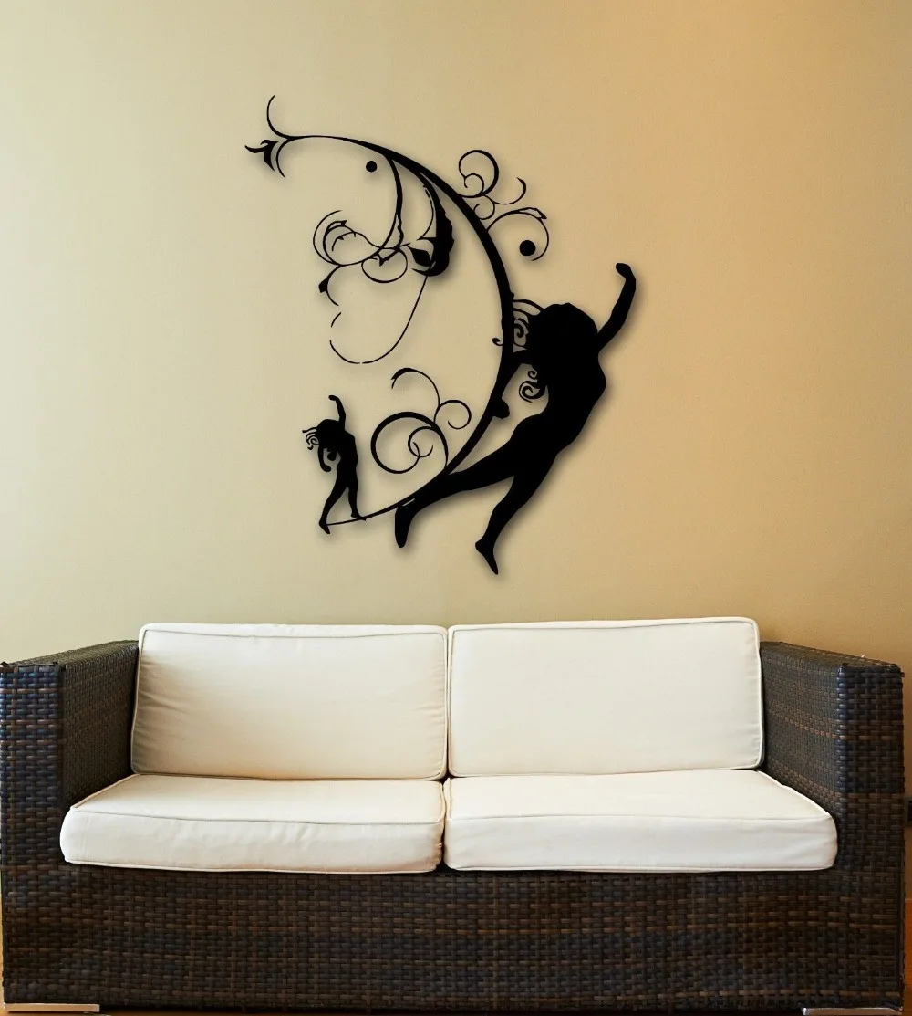 Wall Stickers Vinyl Decal Silhouette Beautiful Girl Modern Decor Room