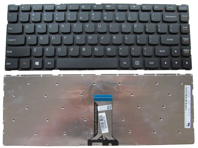 Новинка для LENOVO S41 S41-70 U41 70 U31-70 S41-35 -75 английская клавиатура ноутбука черная без