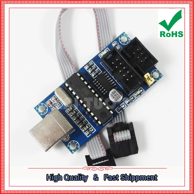 UNO A.D.N USBtinyISP загрузчик AVR микроконтроллер загрузки USB интерфейс крошечный ISP (C1A4)|usb