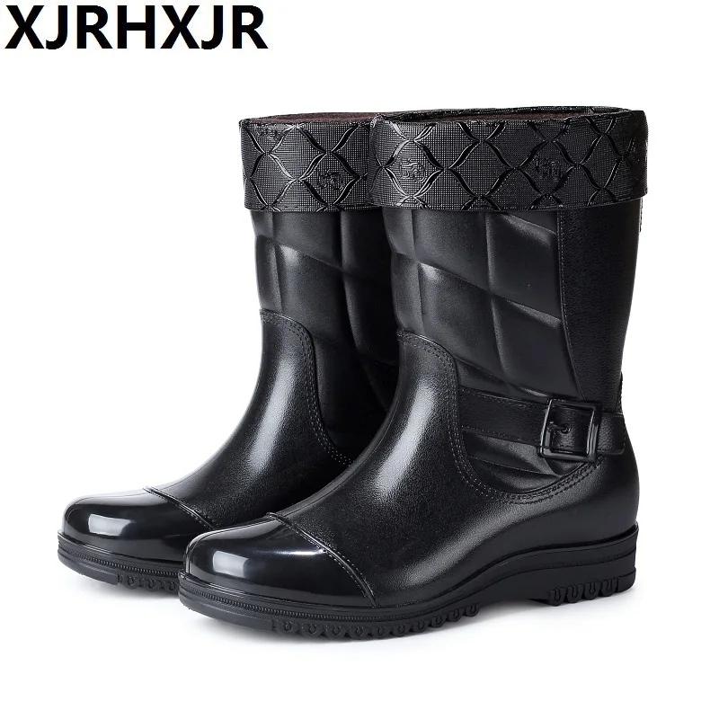 mid calf rain boots clearance