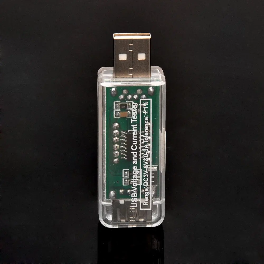 KSOL KW-202 цифровой дисплей USB портативный тестер напряжения вольтметр тестер батареи для power Bank Мобильный телефон прозрачный