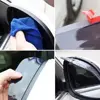 Rétroviseur universel Flexible en PVC, 2 pièces, pare-pluie, lames imperméables, miroir arrière de voiture, couverture de sourcils, accessoires de voiture ► Photo 1/6