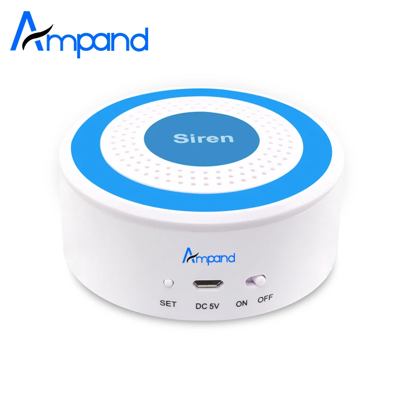 Ampand 433 МГц 100 дБ беспроводная звуковая и световая сирена для PG103 PG168 домашняя