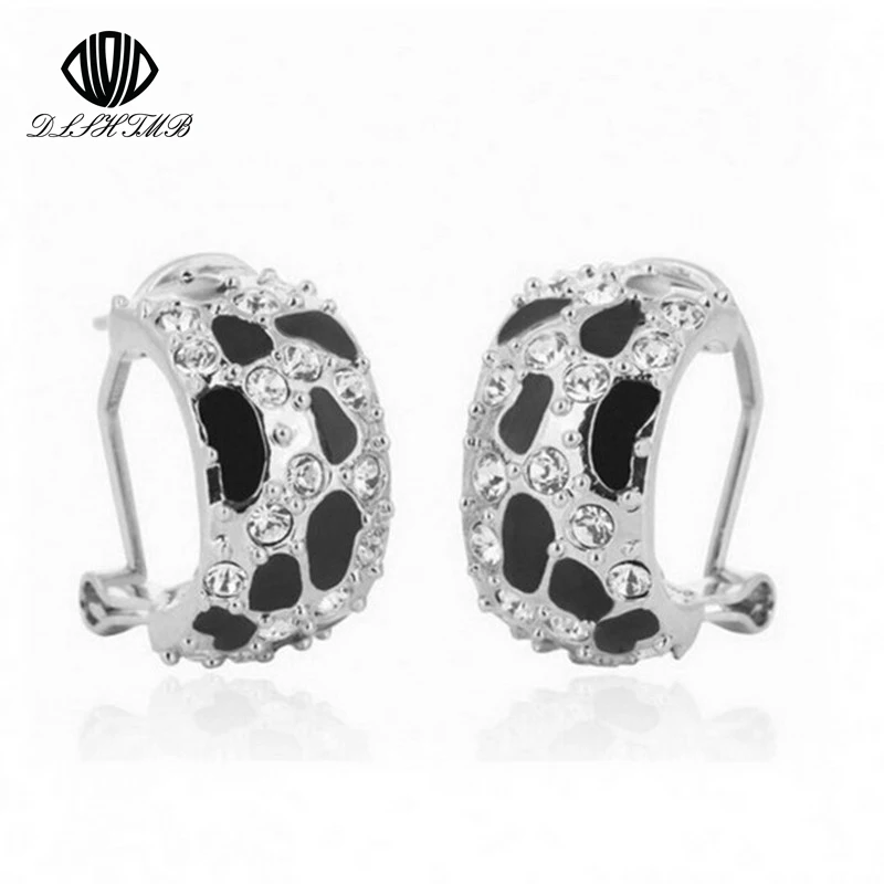2016 Women Stud Earrings Brand Luxury Exquisite Beautiful Shiny