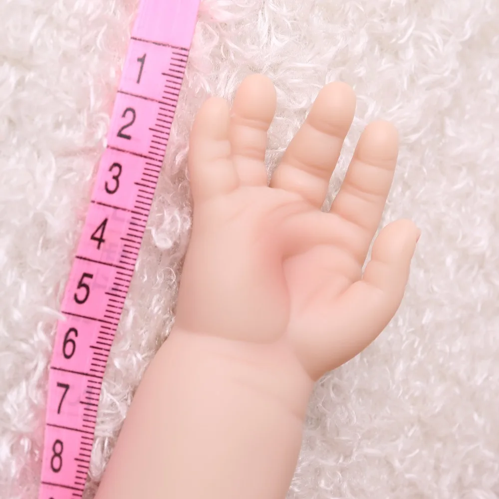 NPKDOLL Reborn Baby Doll 18 дюймов полный корпус силиконовые подарки ручной работы кукла девочка розовая одежда подарок плюшевый медведь вьющиеся волосы