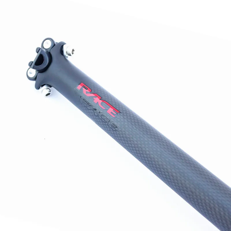 

matte 3k carbon+glossy sticer seatpost 0 mm carbon fiber bicycle bike MTB bicycle seat posts 27.2 / 30.8 / 31.6*350/400 mm