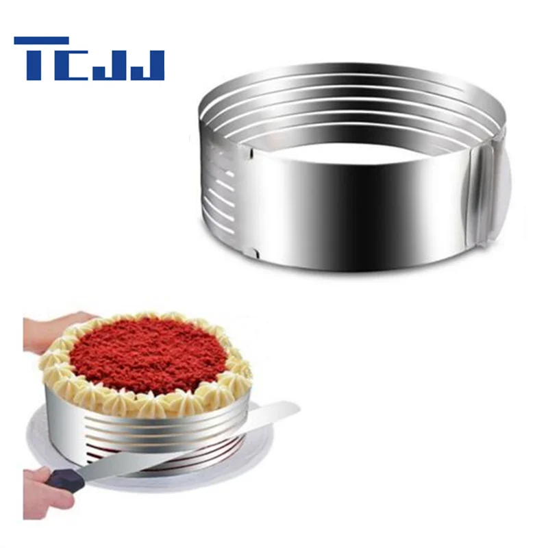 Buy 16 20cm Cake Ring Stainless Steel DIY Adjustable