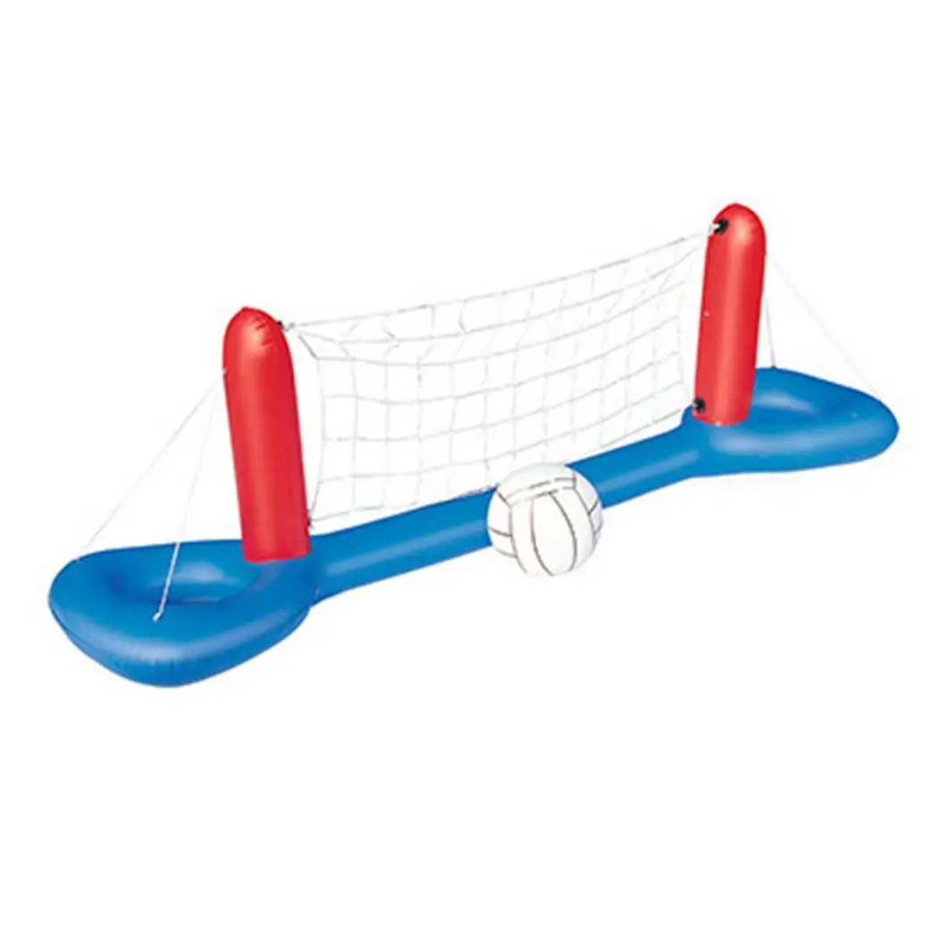 volleyball net Водные развлечения Волейбол Баскетбол гандбол дверь воды надувная игрушка 1 х обруч, 1 х мяч, 3 х кольца - Цвет: volleyball net