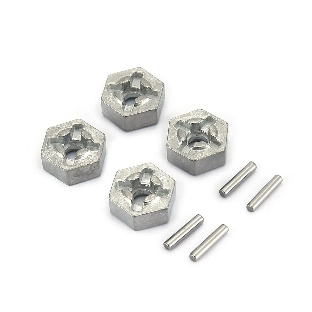 

4pcs/8pcs Aluminum Wheel Hex Nut With Alloy Hex Shank Socket Adapter Converter Hex Adapter For XLH 9125 RC Car