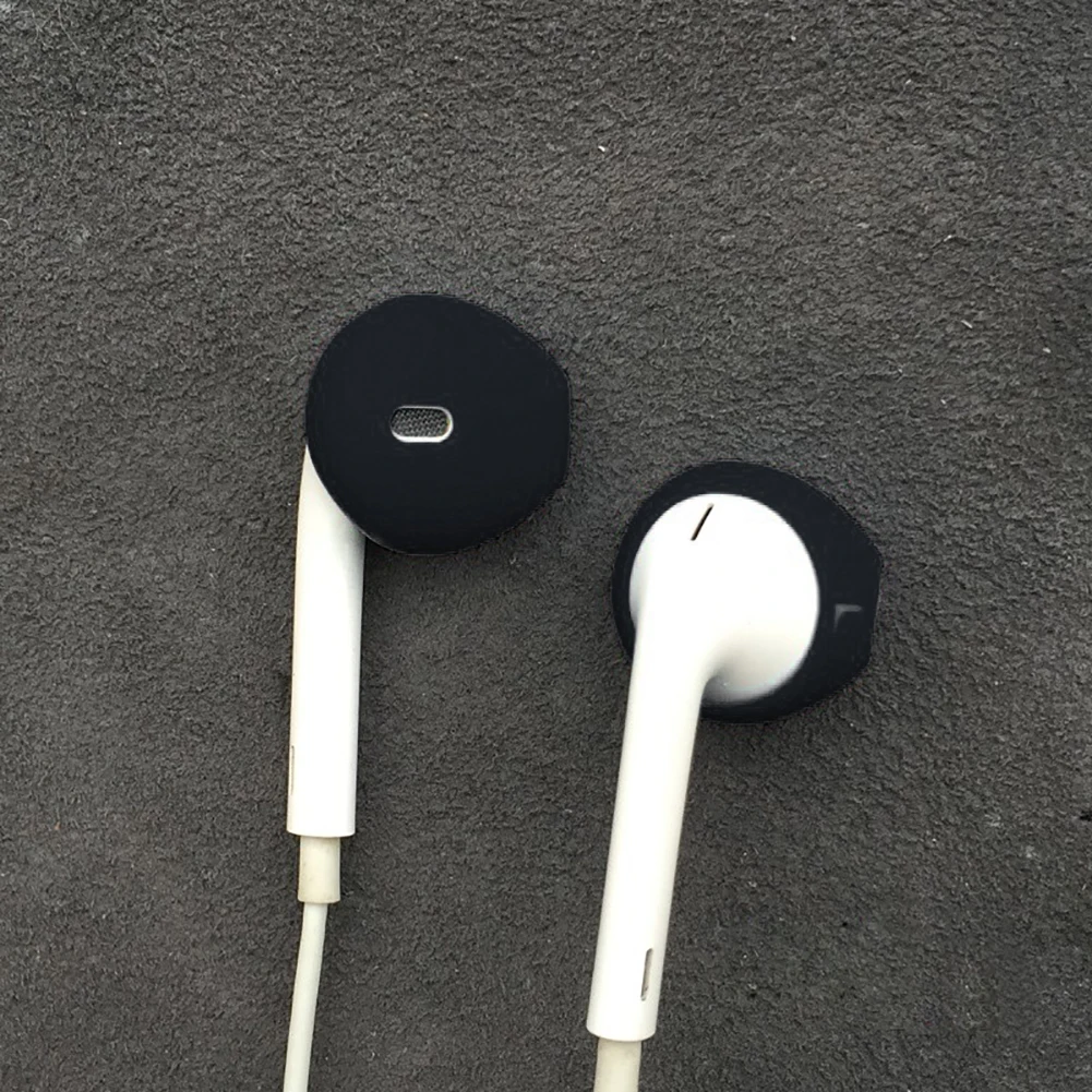 

4 Pairs High Quality Soft Silicone Earphone Protective Case Eartips Earpad Case Box Bag for iphone Ear pads