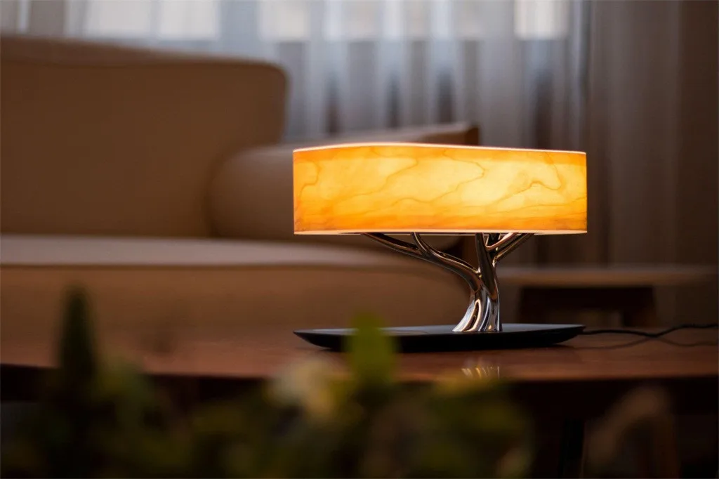 

Tree Lamp Speaker,Bluetooth Speaker or wifi Speaker /Wirless Charging(QI) /Led Lamp/Atuo Sleep,mobile phone wireless charge