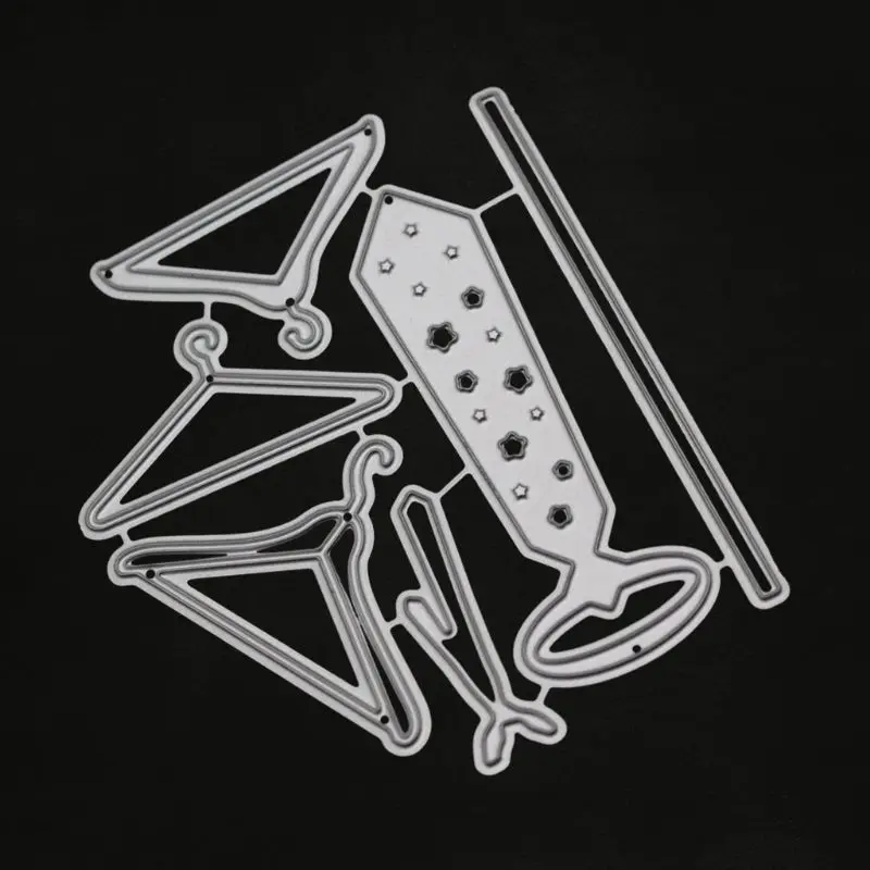 

Hanger Metal Cutting Dies Stencil Scrapbooking Album Stamp Paper Card Embossing Craft Decor