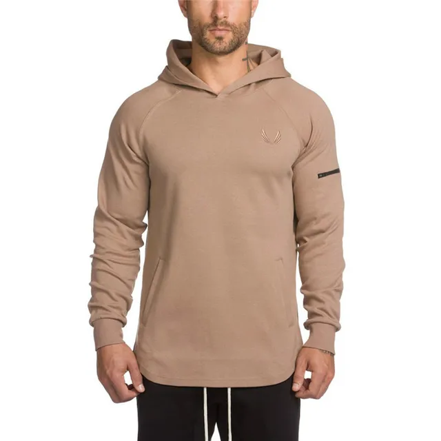 Buy Hoodies Men Gyms Fitness Bodybuilding Sweatshirt