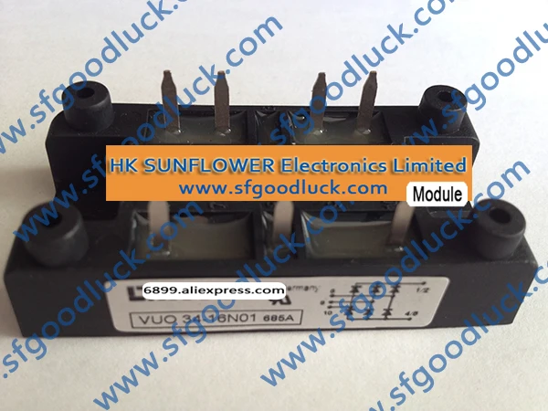 VUO34-16NO1 Three Phase Rectifier Bridge 1600V 36A V1-A Weight:typ.35g